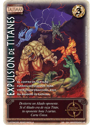 EXPULSION DE TITANES - EDICION ANIVERSARIO