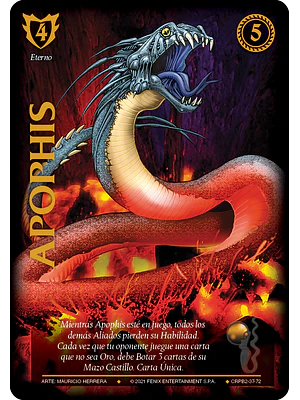 APOPHIS BLACK - SINGLES MITOS Y LEYENDAS