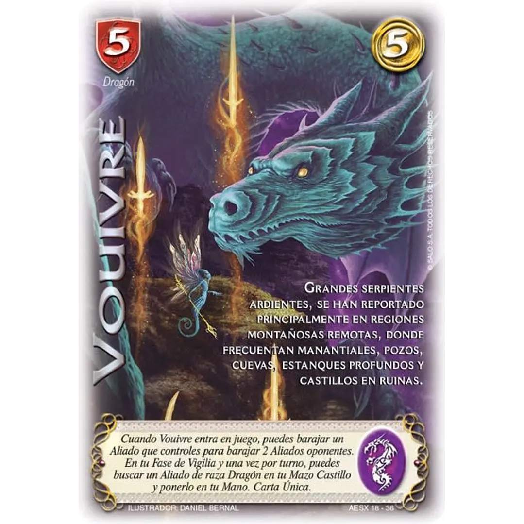 Vouivre (AESX - Corte de la Furia) - SINGLES MITOS Y LEYENDAS 1