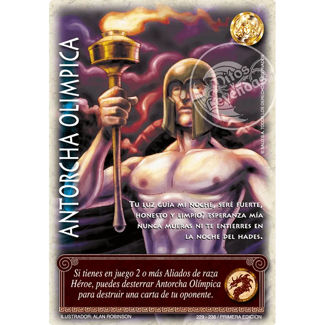 ANTORCHA OLIMPICA - SINGLES MITOS Y LEYENDAS 1
