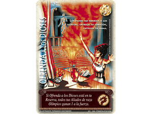OFRENDA A LOS DIOSES - SINGLES MITOS Y LEYENDAS
