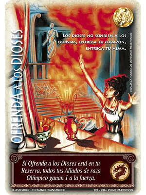 OFRENDA A LOS DIOSES - SINGLES MITOS Y LEYENDAS