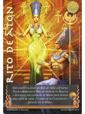 RITO DE ATON COLECCIONISTA - SINGLES MITOS Y LEYENDAS