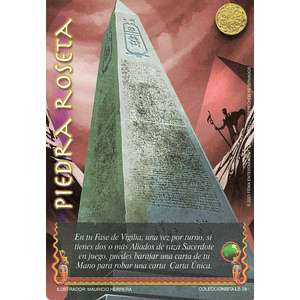 PIEDRA ROSETA COLECCIONISTA - SINGLES MITOS Y LEYENDAS