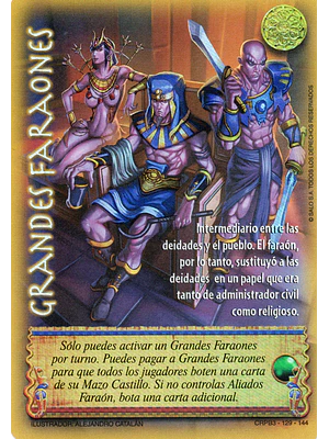 GRANDES FARAONES - SINGLES MITOS Y LEYENDAS
