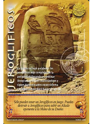 JEROGLÍFICOS ARTE ALTERNATIVO - SINGLES MITOS Y LEYENDAS
