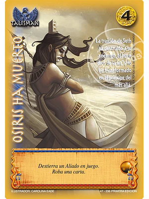 OSIRIS HA MUERTO - SINGLES MITOS Y LEYENDAS