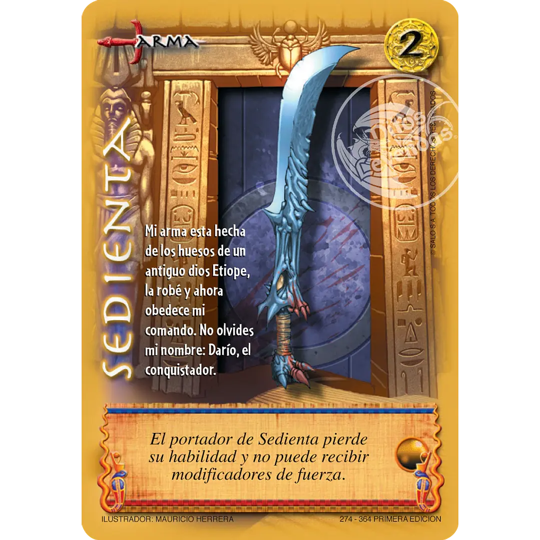 SEDIENTA - SINGLES MITOS Y LEYENDAS 1