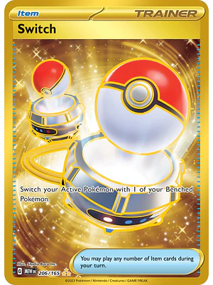 Switch - 206/165 - Gold Secret Rare - Ingles