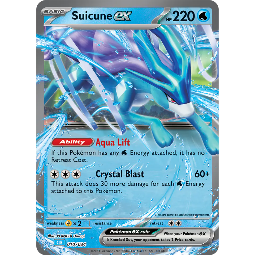 Suicune ex - 010/034 - rare - Ingles 1