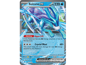 Suicune ex - 010/034 - rare - Ingles