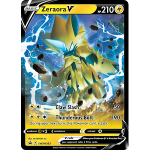 Zeraora V - SWSH263 - rare - Ingles
