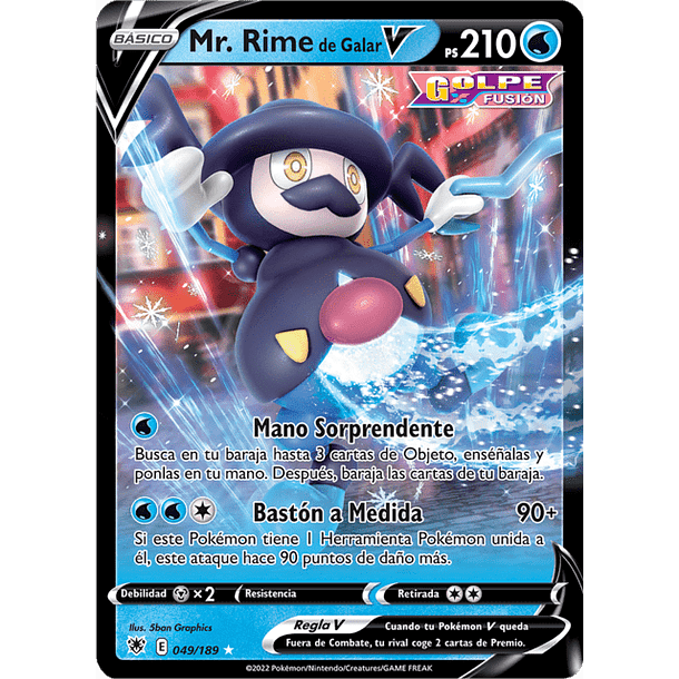 Galarian Mr. Rime V - 049/189 - Ultra Rare - Ingles