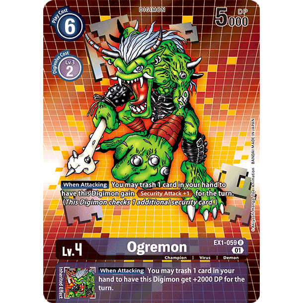 OGREMON ALTERNATE ART EX-059