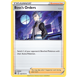 Boss's Orders - 132/172 - Singles Pokemon
