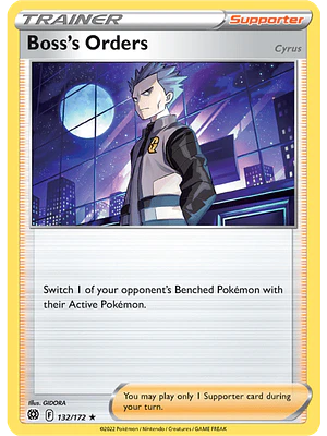 Boss's Orders - 132/172 - Singles Pokemon
