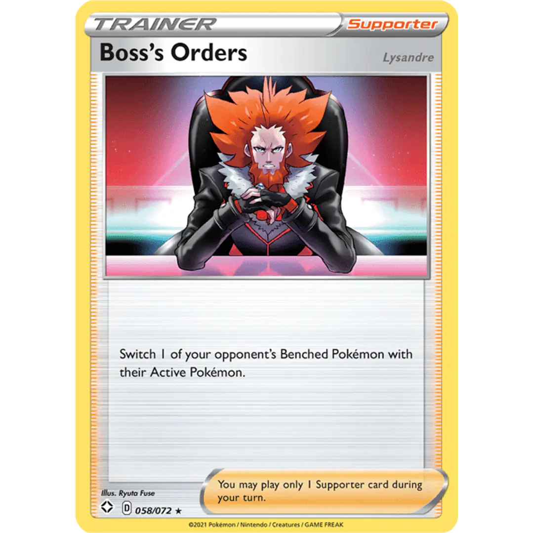 Boss's Orders - 058/072 - Singles Pokemon 1