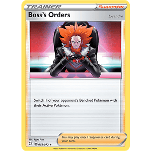 Boss's Orders - 058/072 - Singles Pokemon