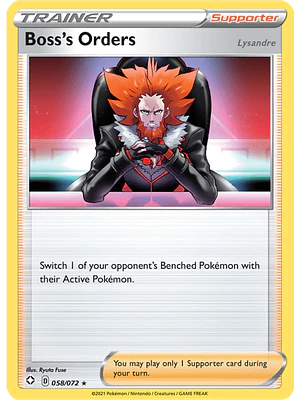 Boss's Orders - 058/072 - Singles Pokemon