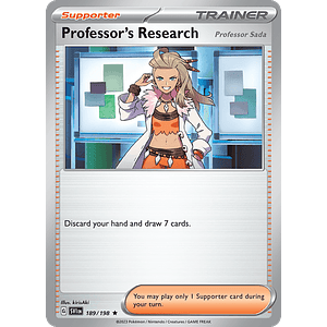 Professor's Research (Variedades) - Singles Pokemon