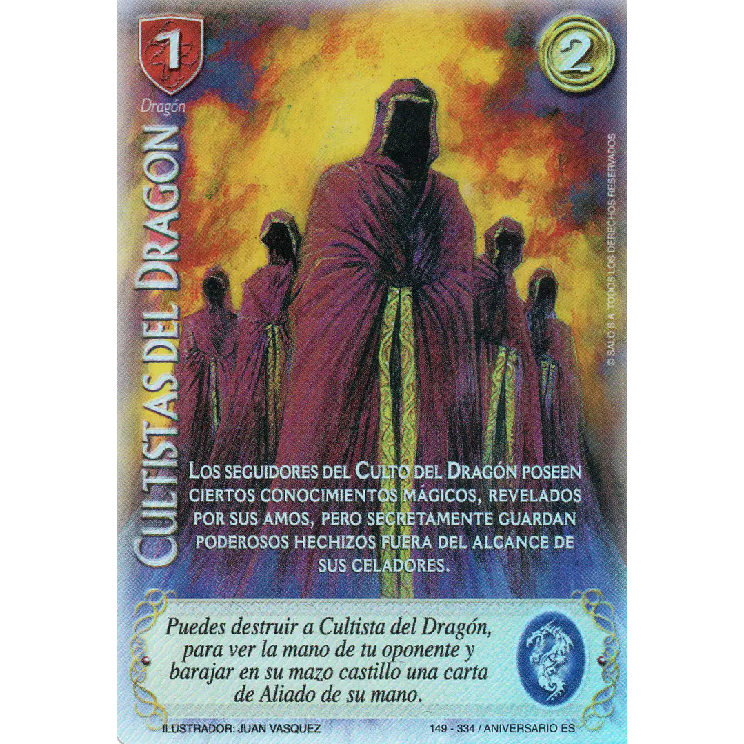 CULTISTAS DEL DRAGON FOIL - SINGLES MITOS Y LEYENDAS 1