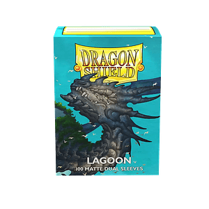 DRAGON SHIELD MATTE DUAL SLEEVE 100CT - LAGOON
