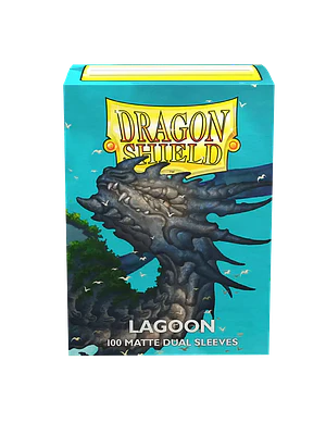 DRAGON SHIELD MATTE DUAL SLEEVE 100CT - LAGOON