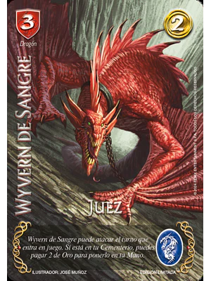 WYVERN DE SANGRE JUEZ FULL ART - SINGLES MITOS Y LEYENDAS