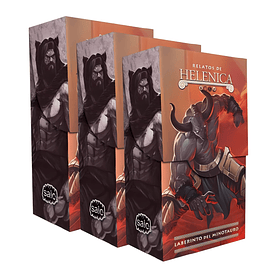 KIT RELATOS DE HELENICA - LABERINTO DEL MINOTAURO X3