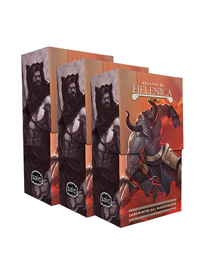 KIT RELATOS DE HELENICA - LABERINTO DEL MINOTAURO X3