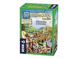 Carcassonne: Mercados y Puentes (2da Edición) - DEVIR