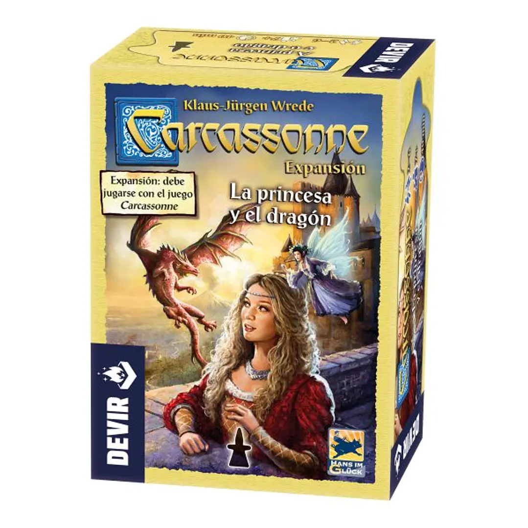 Carcassonne: La Princesa y el Dragon (2da edicion) - DEVIR 1
