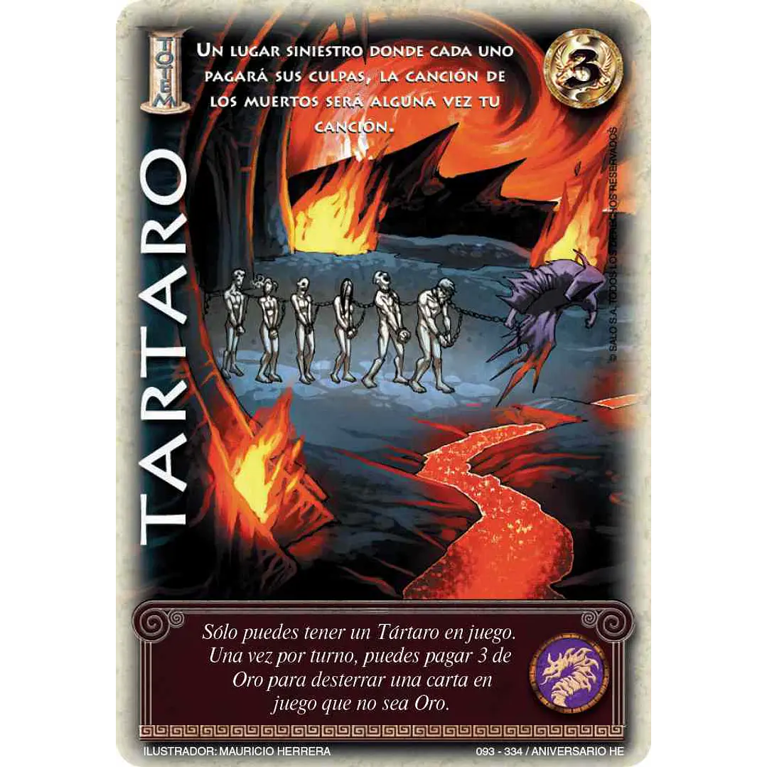 TARTARO REWORK - SINGLES MITOS Y LEYENDAS 1
