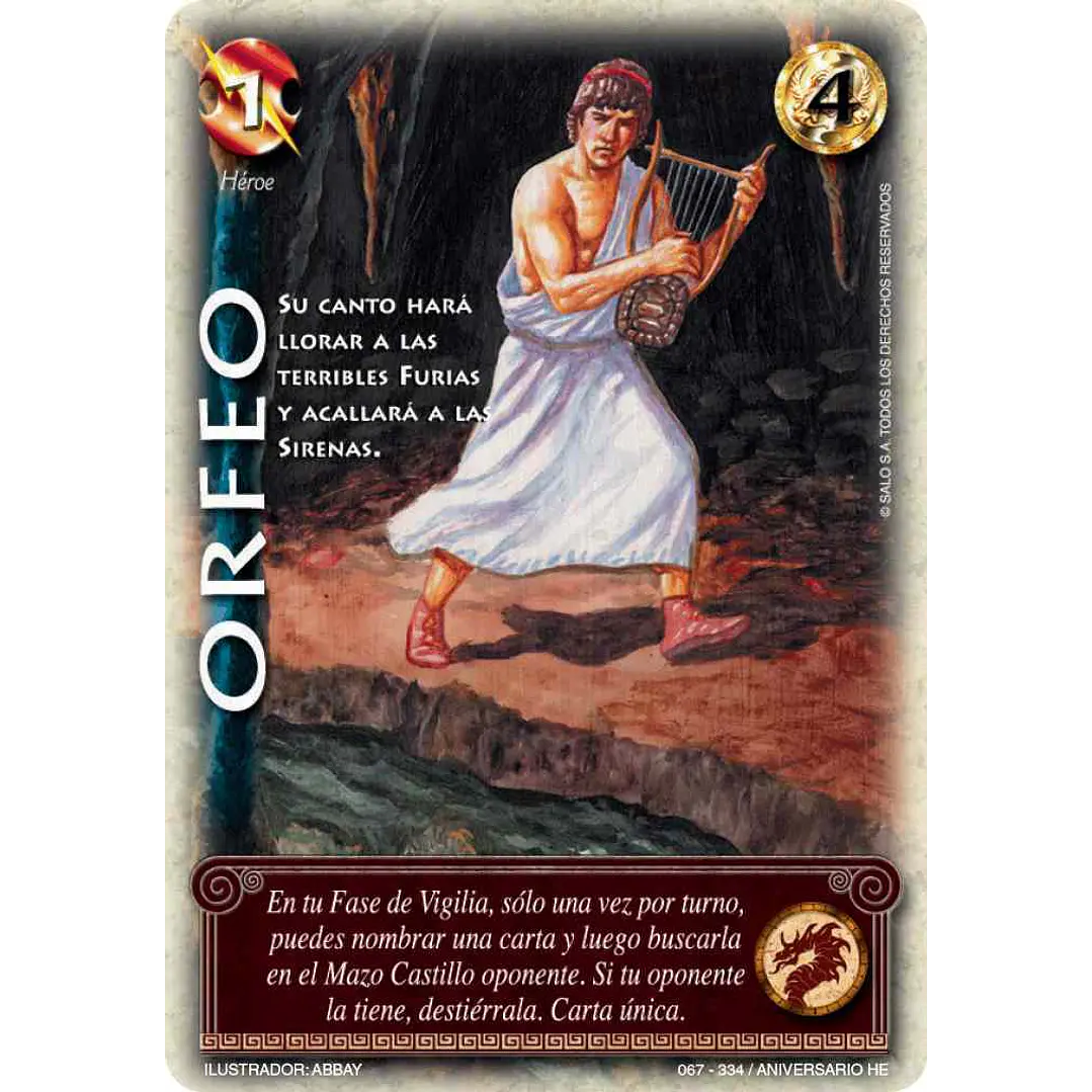 ORFEO - SINGLES MITOS Y LEYENDAS 1