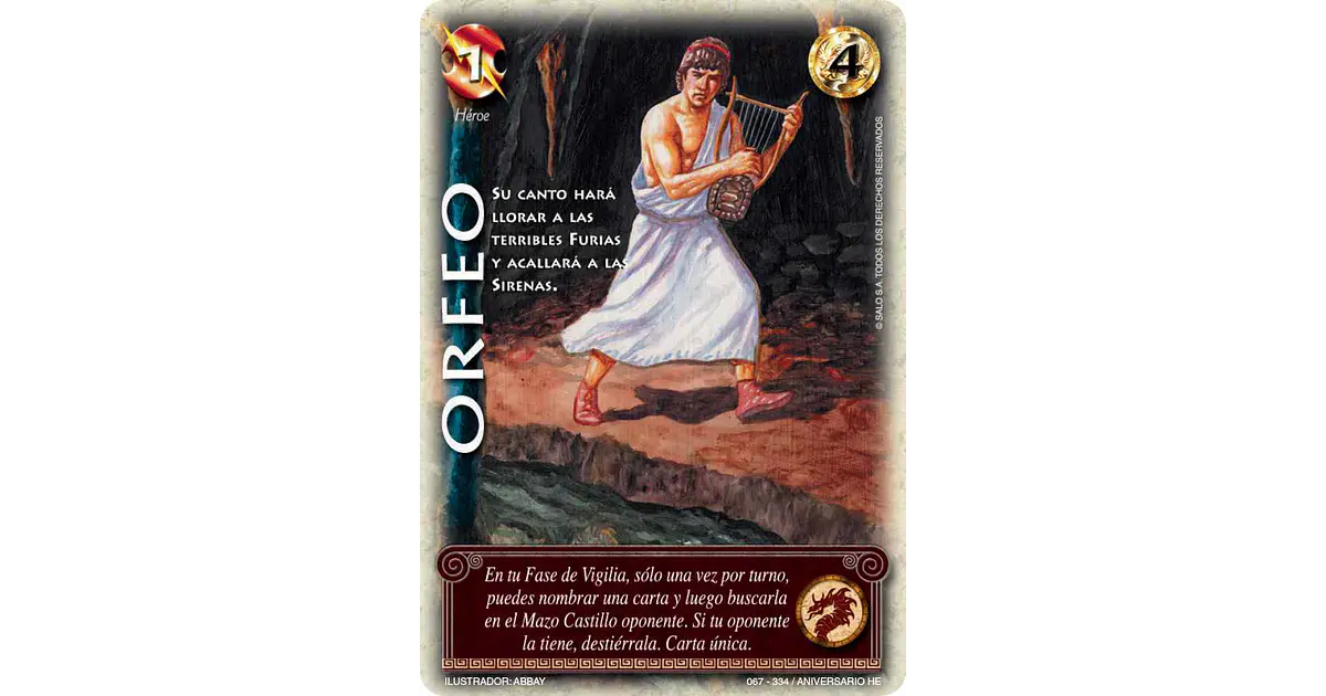 ORFEO - SINGLES MITOS Y LEYENDAS