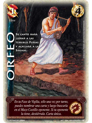 ORFEO - SINGLES MITOS Y LEYENDAS