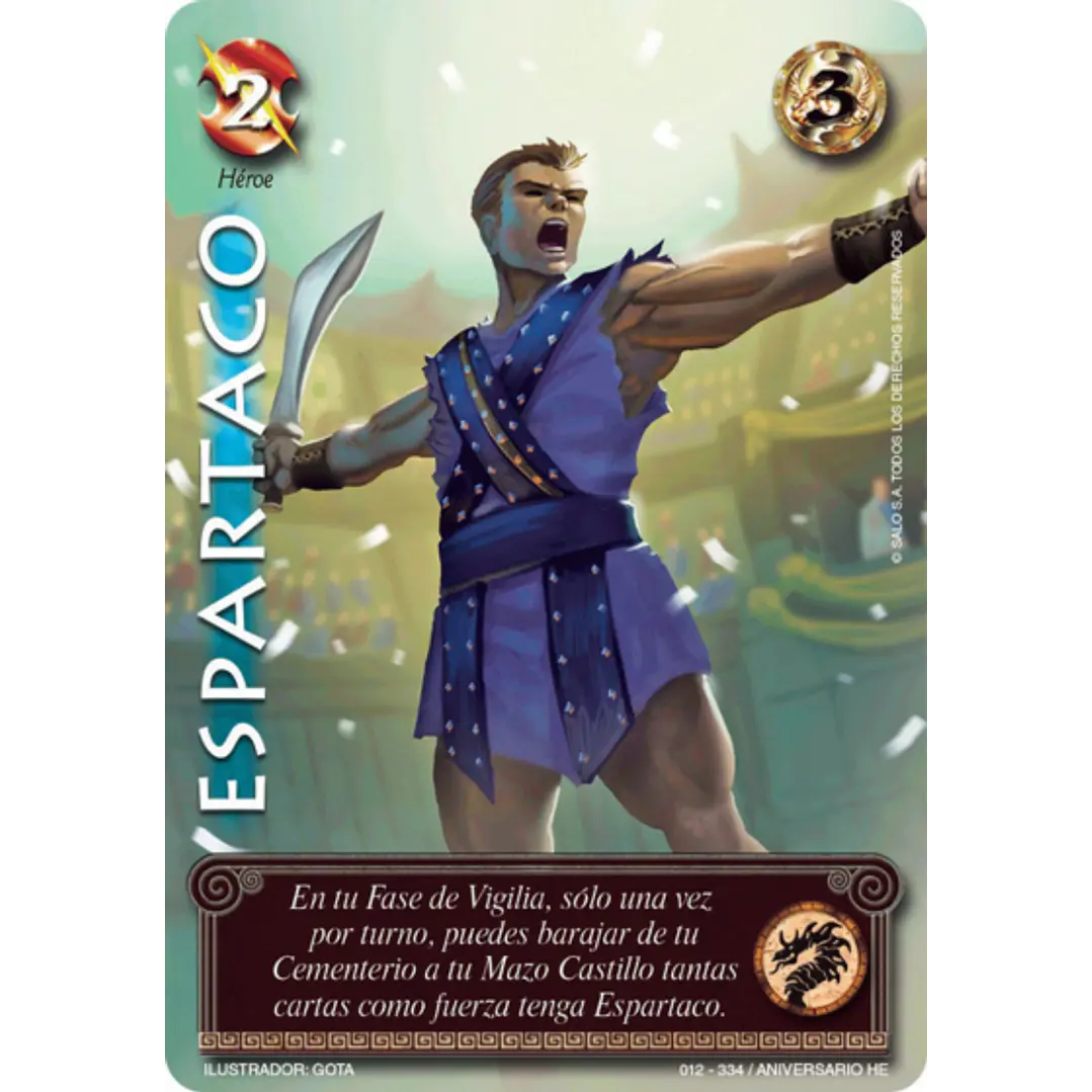 ESPARTACO FULL ART - SINGLES MITOS Y LEYENDAS 1