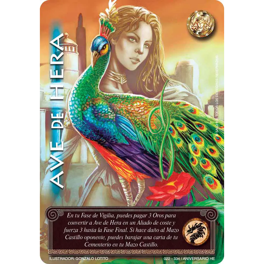 AVE DE HERA FULL ART - SINGLES MITOS Y LEYENDAS 1