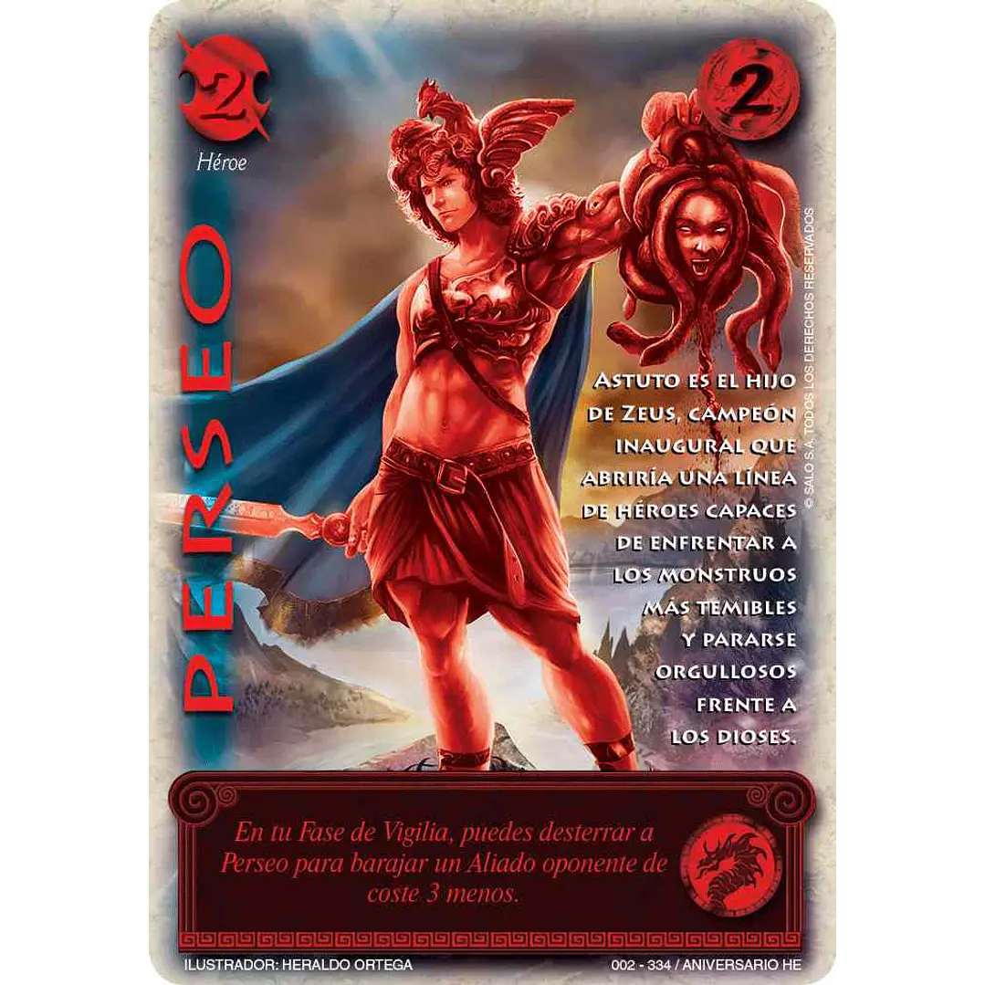PERSEO ROJO - SINGLES MITOS Y LEYENDAS 1