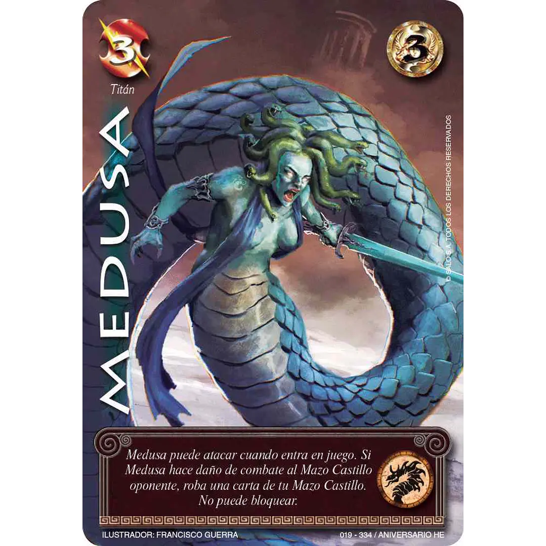 MEDUSA FULL ART - SINGLES MITOS Y LEYENDAS 1