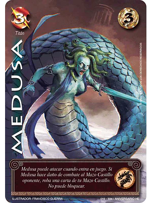 MEDUSA FULL ART - SINGLES MITOS Y LEYENDAS
