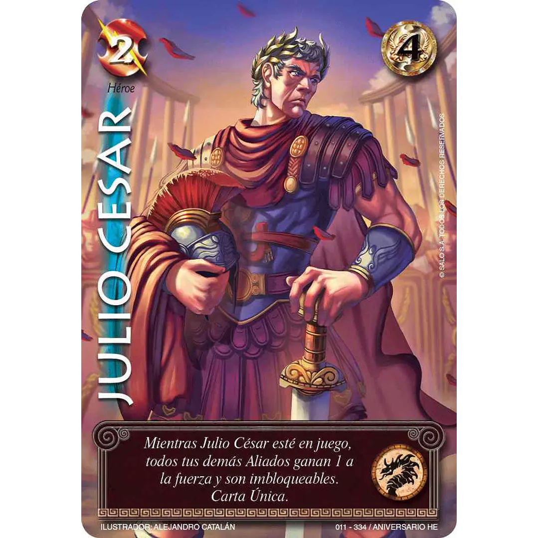 JULIO CESAR FULL ART - SINGLES MITOS Y LEYENDAS 1