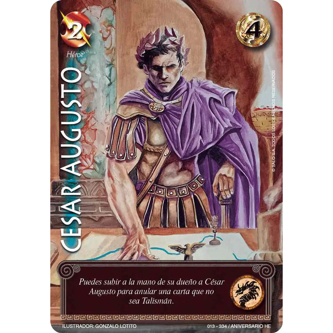 CESAR AUGUSTO FULL ART - ANIVERSARIO HE 1