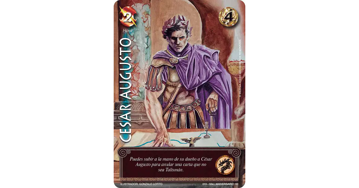 CESAR AUGUSTO FULL ART - SINGLES MITOS Y LEYENDAS