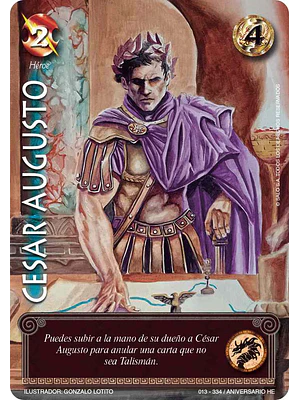 CESAR AUGUSTO FULL ART - ANIVERSARIO HE