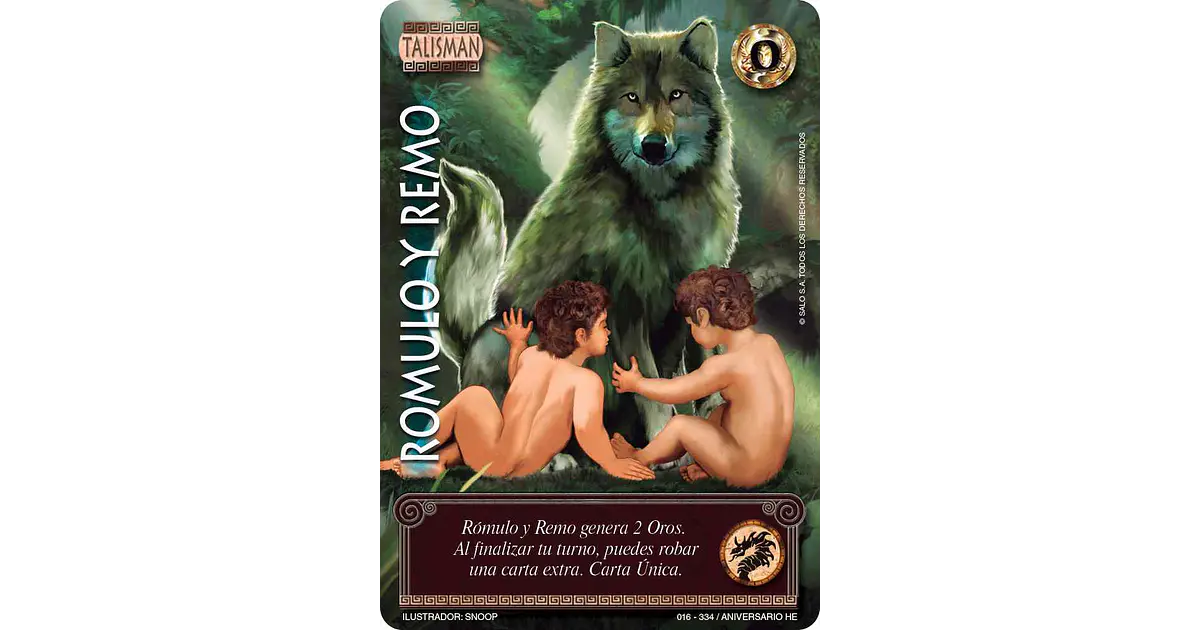 ROMULO Y REMO FULL ART - SINGLES MITOS Y LEYENDAS
