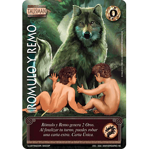 ROMULO Y REMO FULL ART - SINGLES MITOS Y LEYENDAS