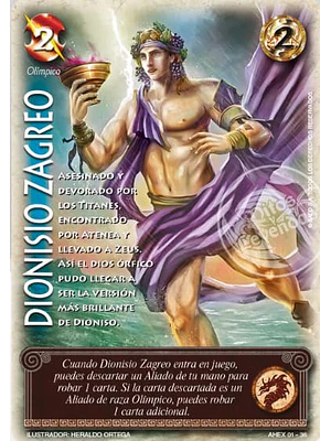 DIONISIO ZAGREO - SINGLES MITOS Y LEYENDAS