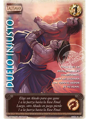 DUELO INJUSTO - SINGLES MITOS Y LEYENDAS