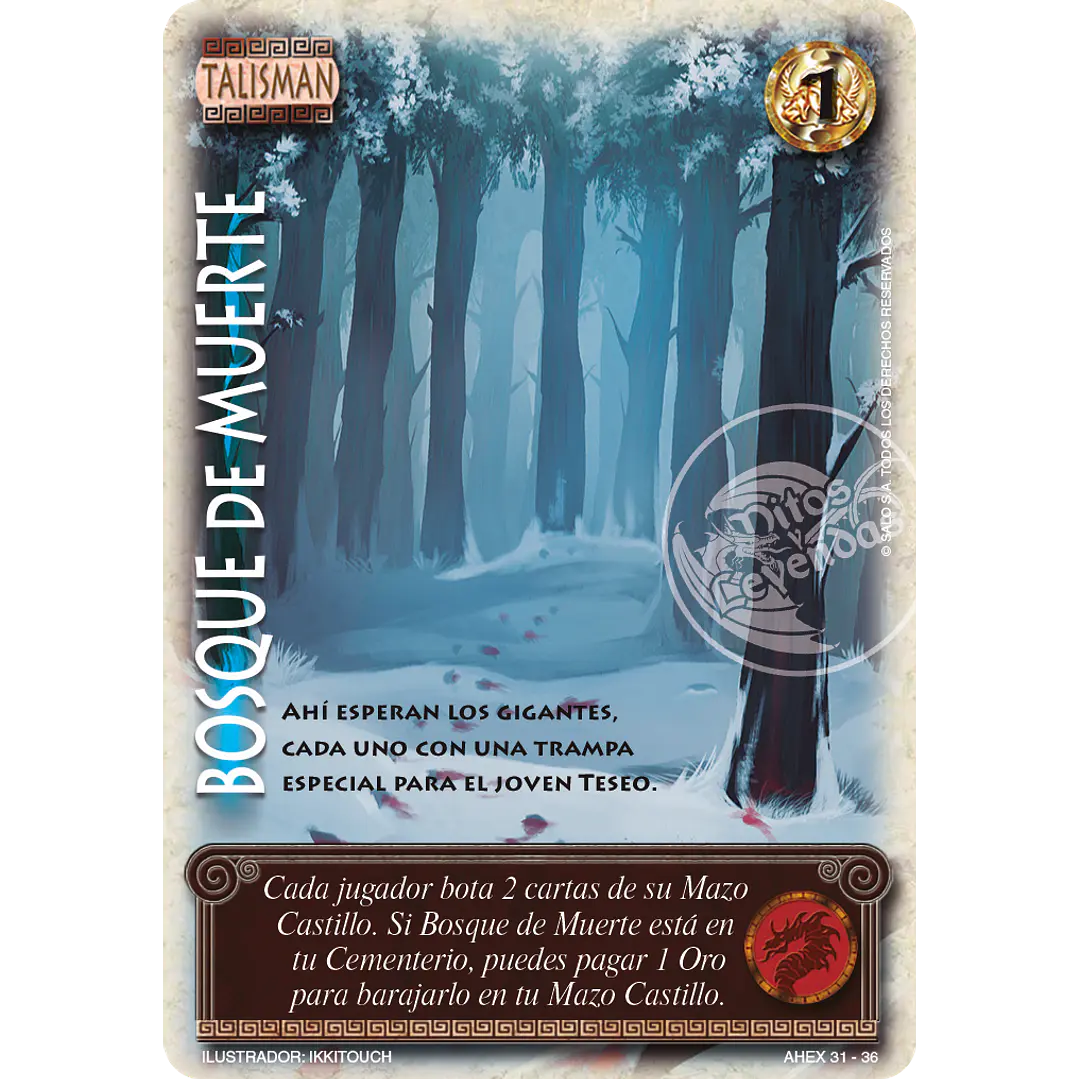 BOSQUE DE MUERTE - SINGLES MITOS Y LEYENDAS 1